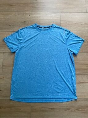 Reebok Men's Heather Sky Blue Performance Tee, 2XL
